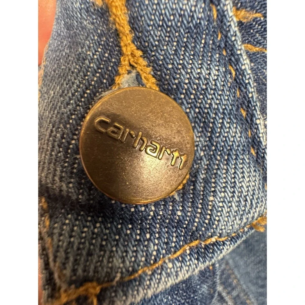 Carhartt B17 Relaxed Fit Denim Jeans Mens 48x32 Blue Medium Wash Vintage EUC